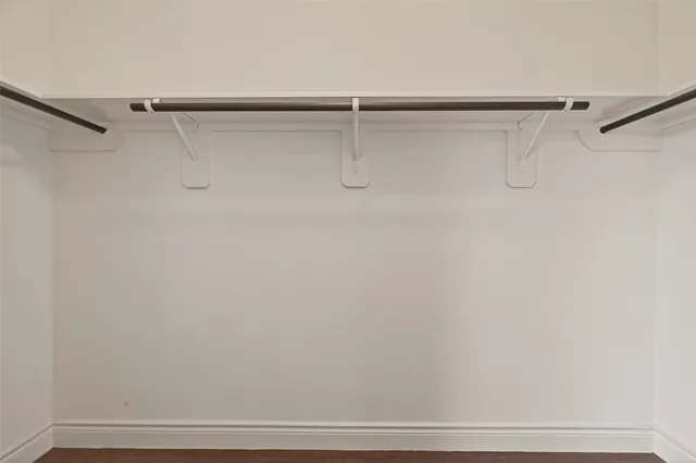 a close up view of racks on the wall