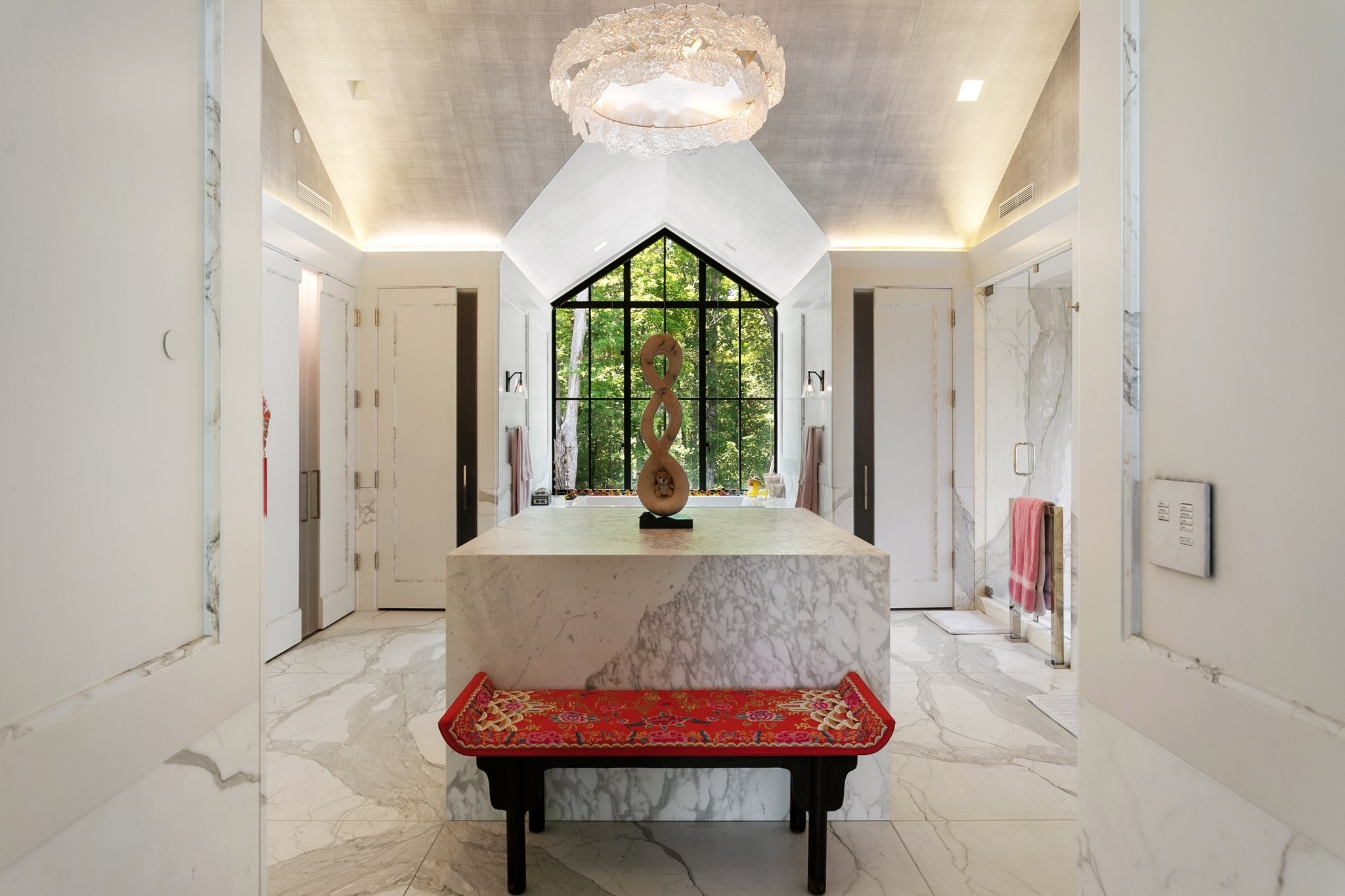 5845 Old 96 Franklin, TN 37064 - Photo 42 of 70 a living room with furniture and a chandelier