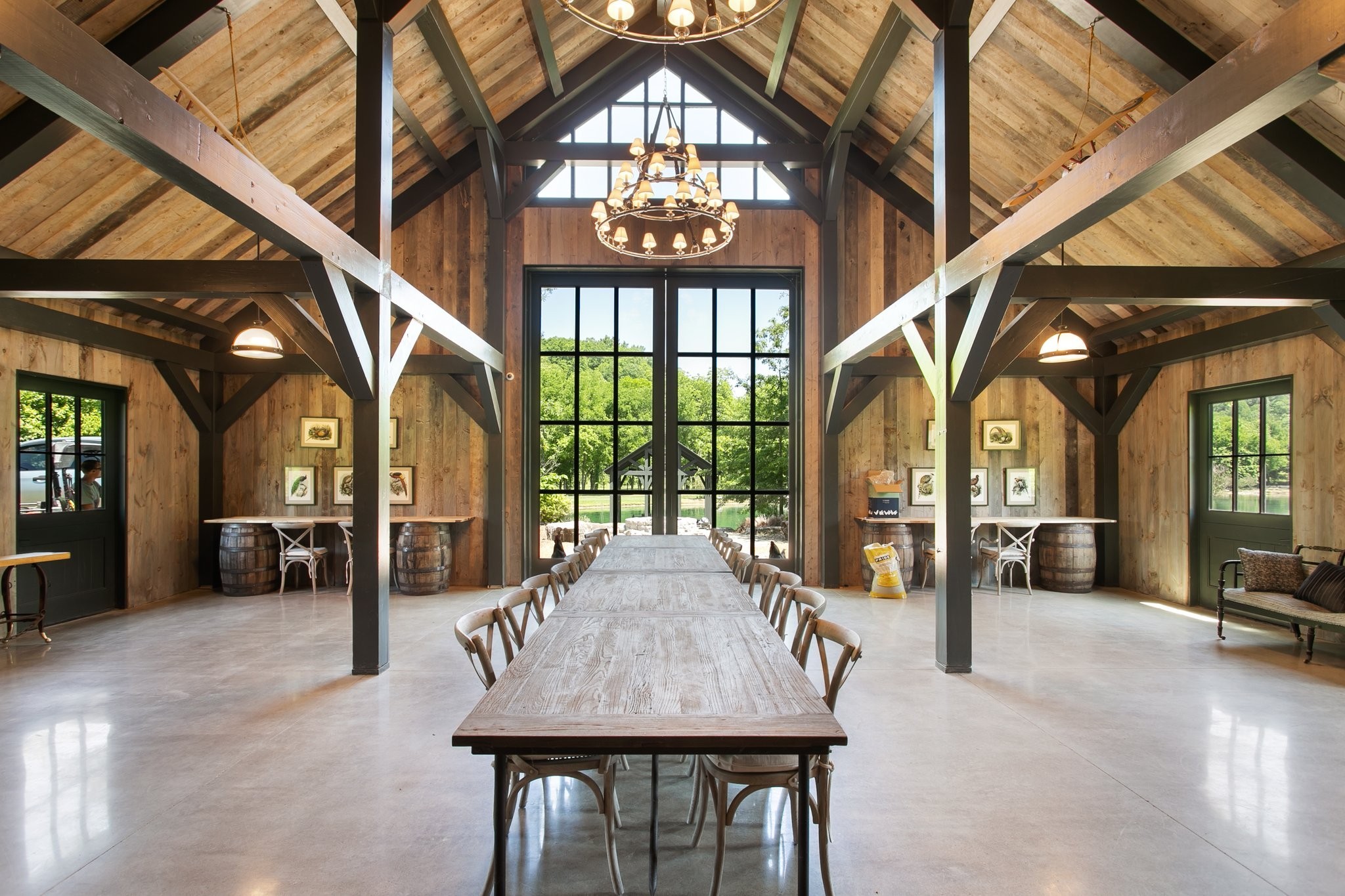 5845 Old 96 Franklin, TN 37064 - Photo 57 of 70 a view of a dining room with furniture a chandelier and wooden floor