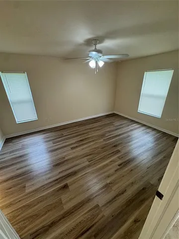 wooden floor in an empty room