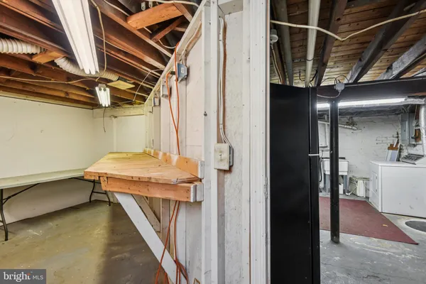 a room with storage and utility