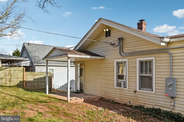 a view of a house with a porch