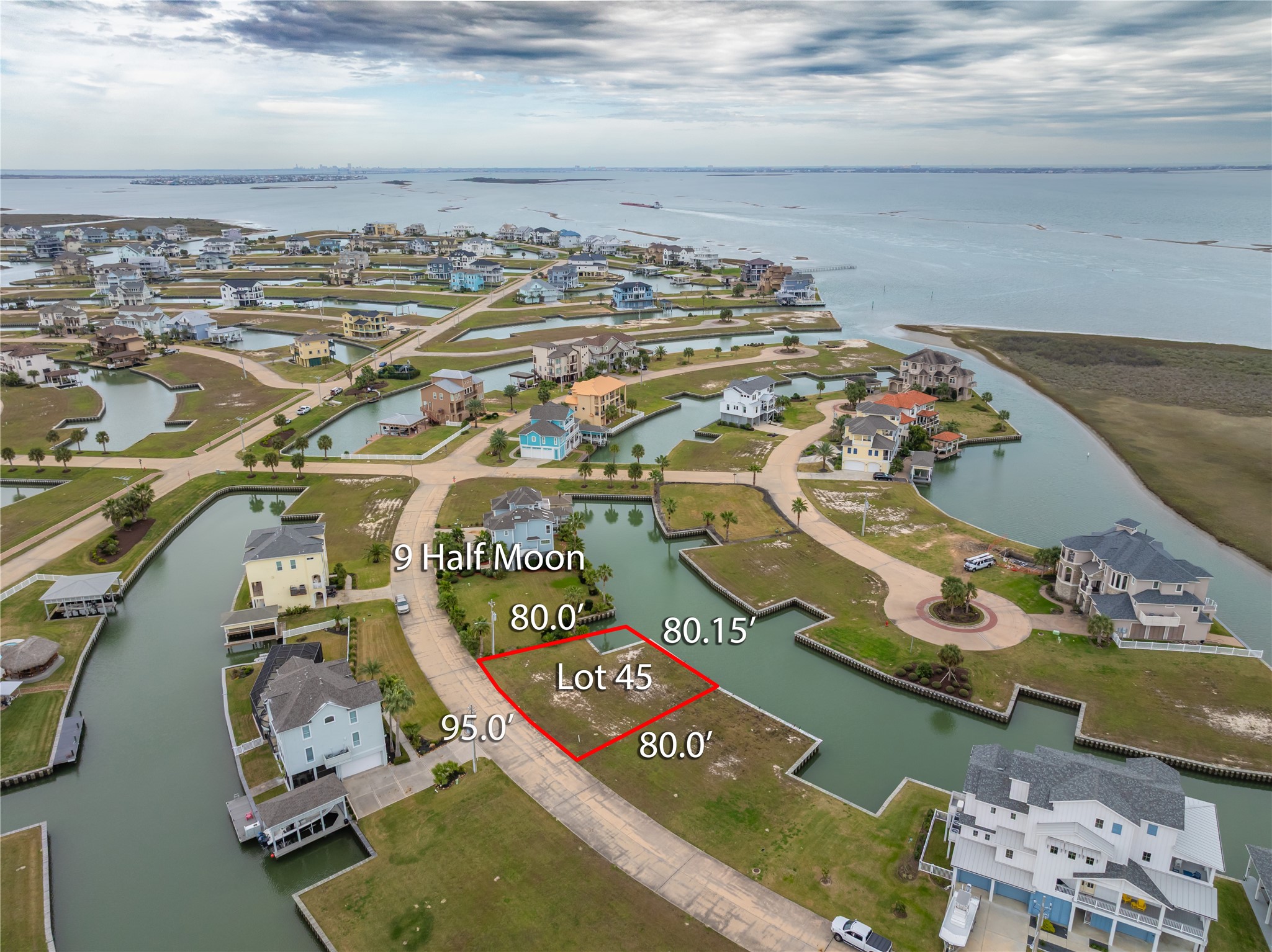 9 Half Moon Hitchcock, TX 77563 - Photo 3 of 39 an aerial view of residential houses with outdoor space