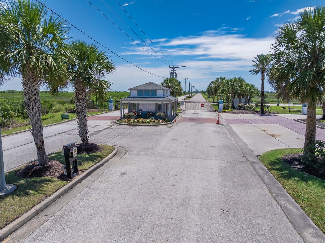9 Half Moon Hitchcock, TX 77563 - Photo 8 of 39 a row of palm trees in front of house