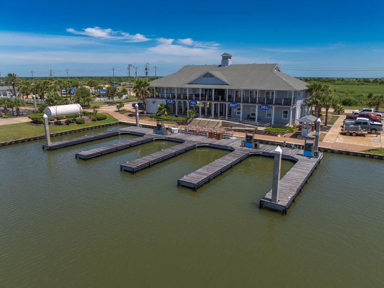 9 Half Moon Hitchcock, TX 77563 - Photo 10 of 39 a view of swimming pool with outdoor seating space