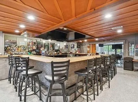 a area with pool table