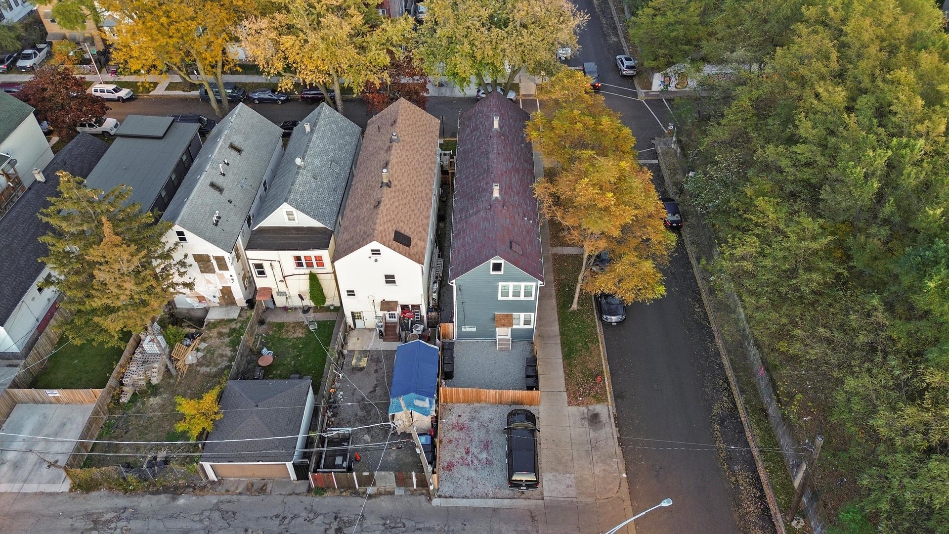4858 South Justine Street Chicago, IL 60609 - Photo 14 of 20 an aerial view of a house with outdoor space