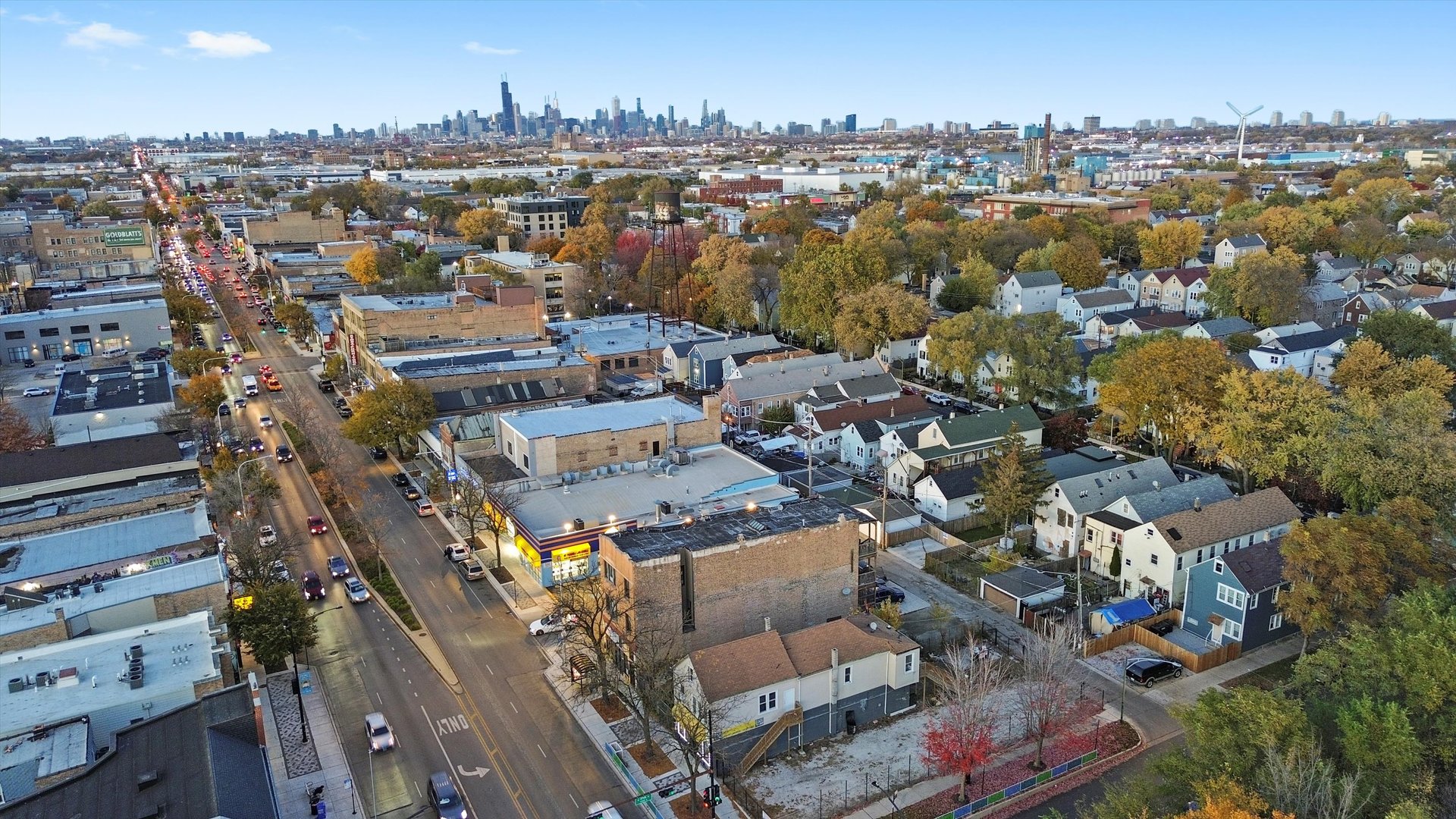4858 South Justine Street Chicago, IL 60609 - Photo 15 of 20 an aerial view of a city