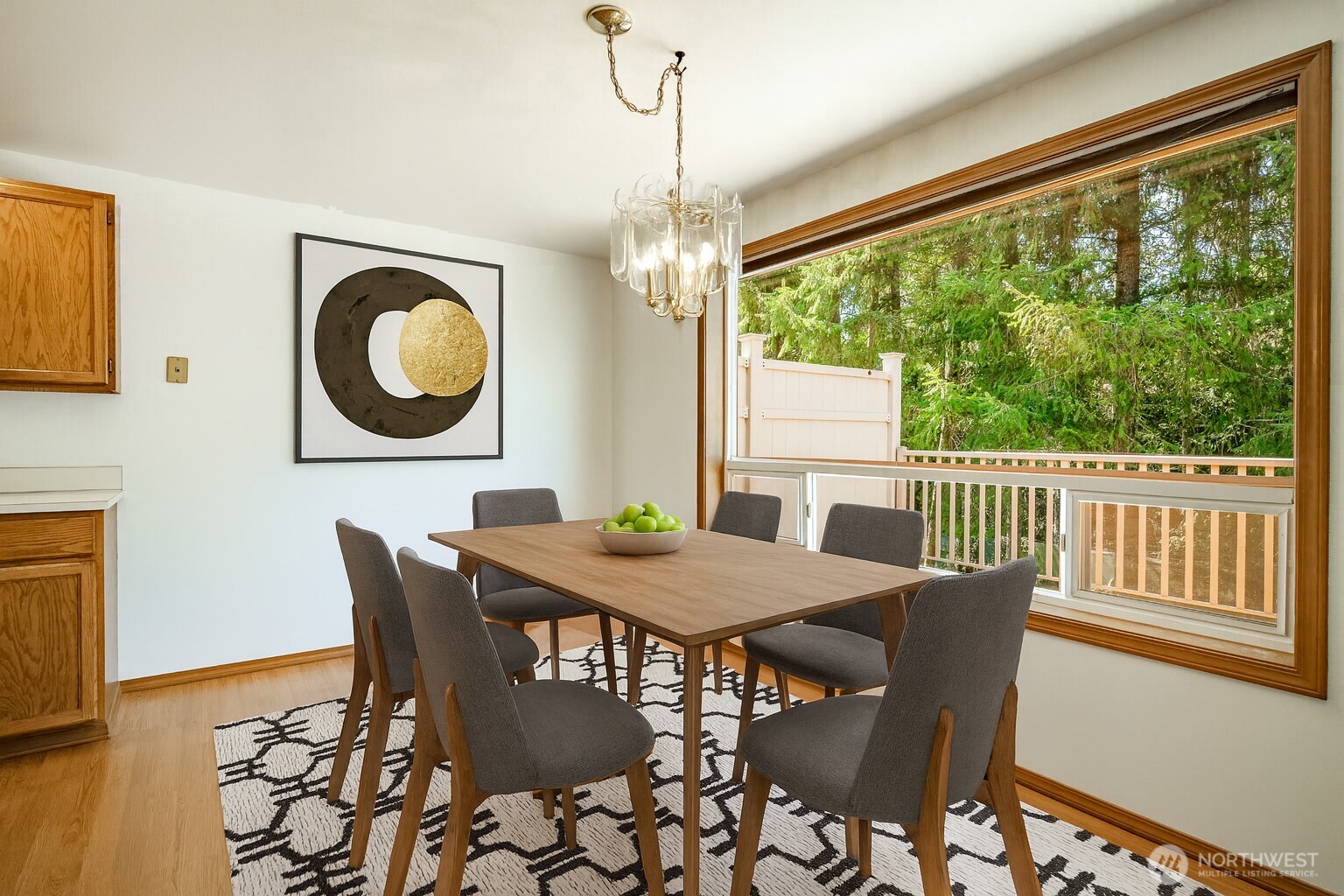 2104 Birch Circle Bellingham, WA 98229 - Photo 12 of 40 a view of a dining room with furniture window and wooden floor