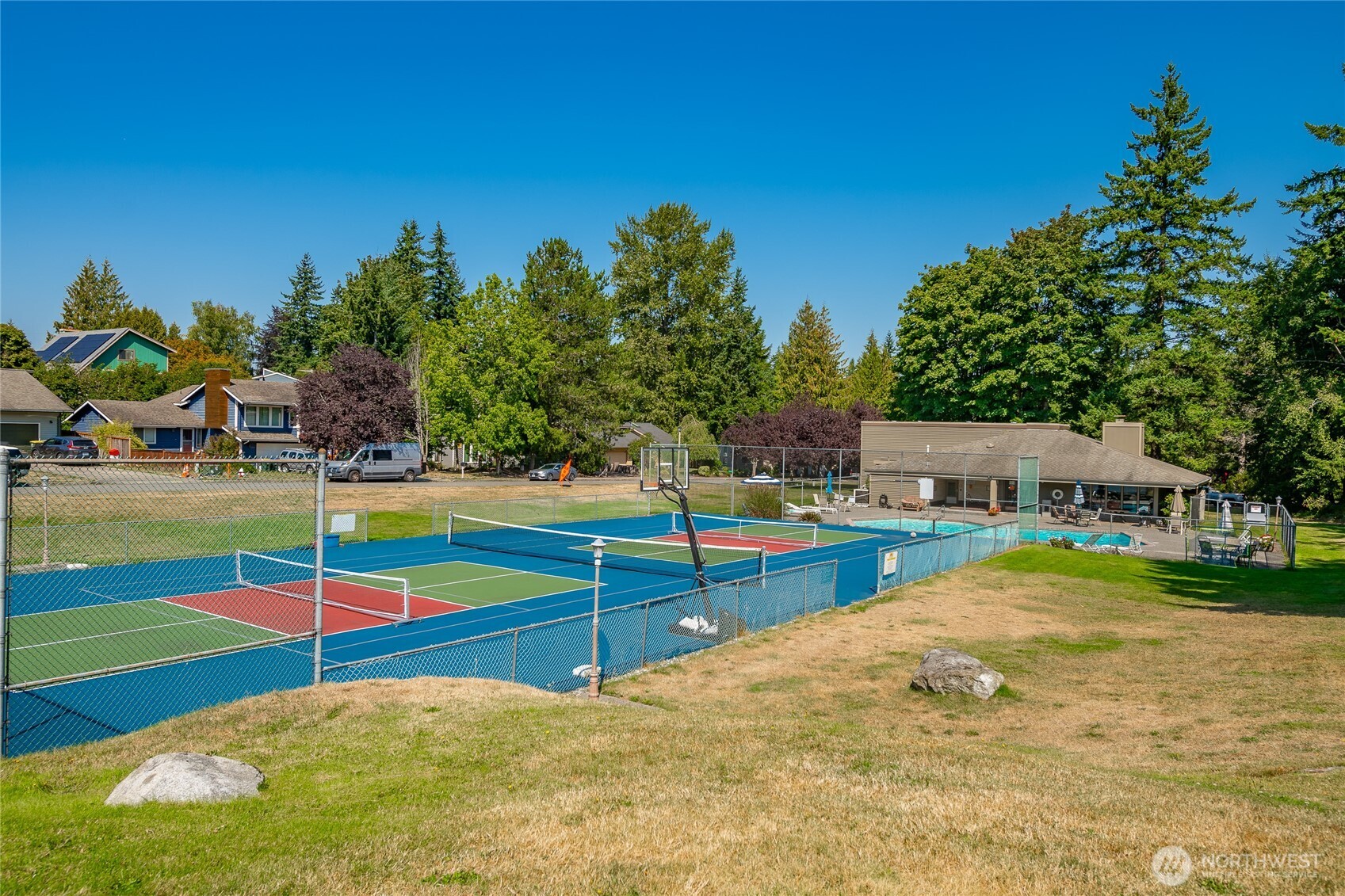 2104 Birch Circle Bellingham, WA 98229 - Photo 35 of 40 a view of a backyard with swimming pool