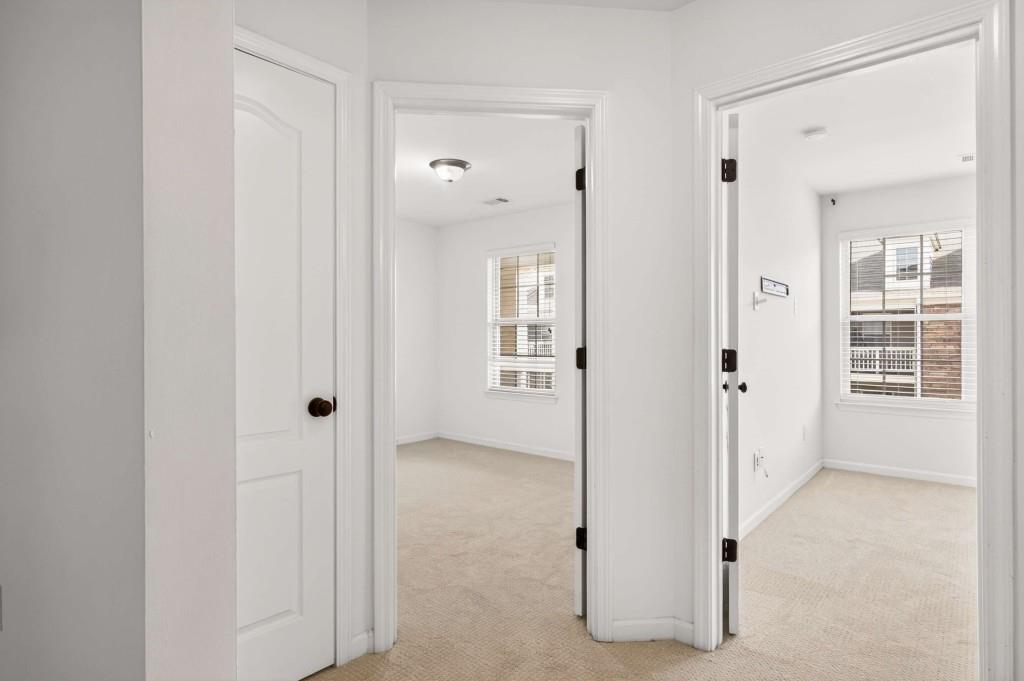 7631 Bucknell Terrace Fairburn, GA 30213 - Photo 27 of 43 a view of a bathroom with a shower and a sink