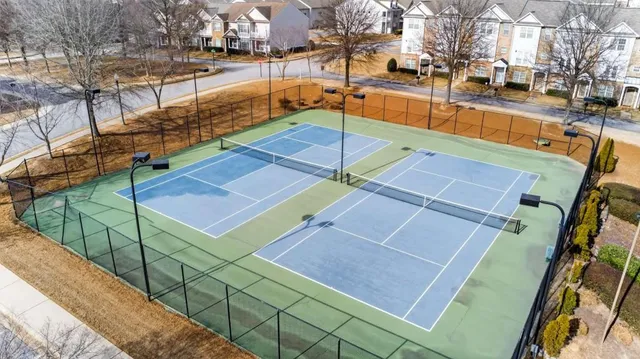 a view of a tennis court