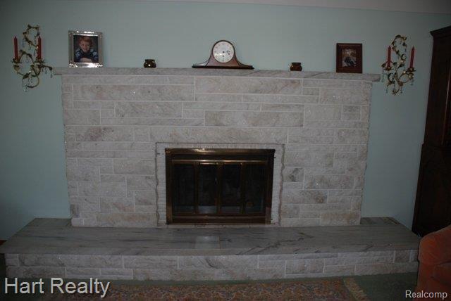 3731 Frenchline Road Marlette, MI 48453 - Photo 8 of 22 Natural Fireplace