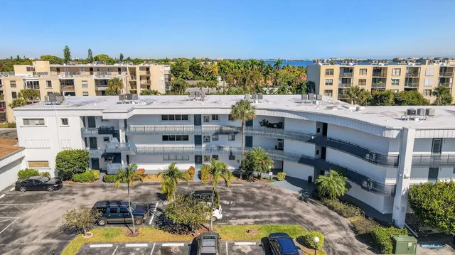 a view of a room with a car park