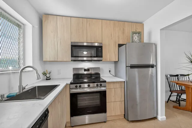 a view of a room with window