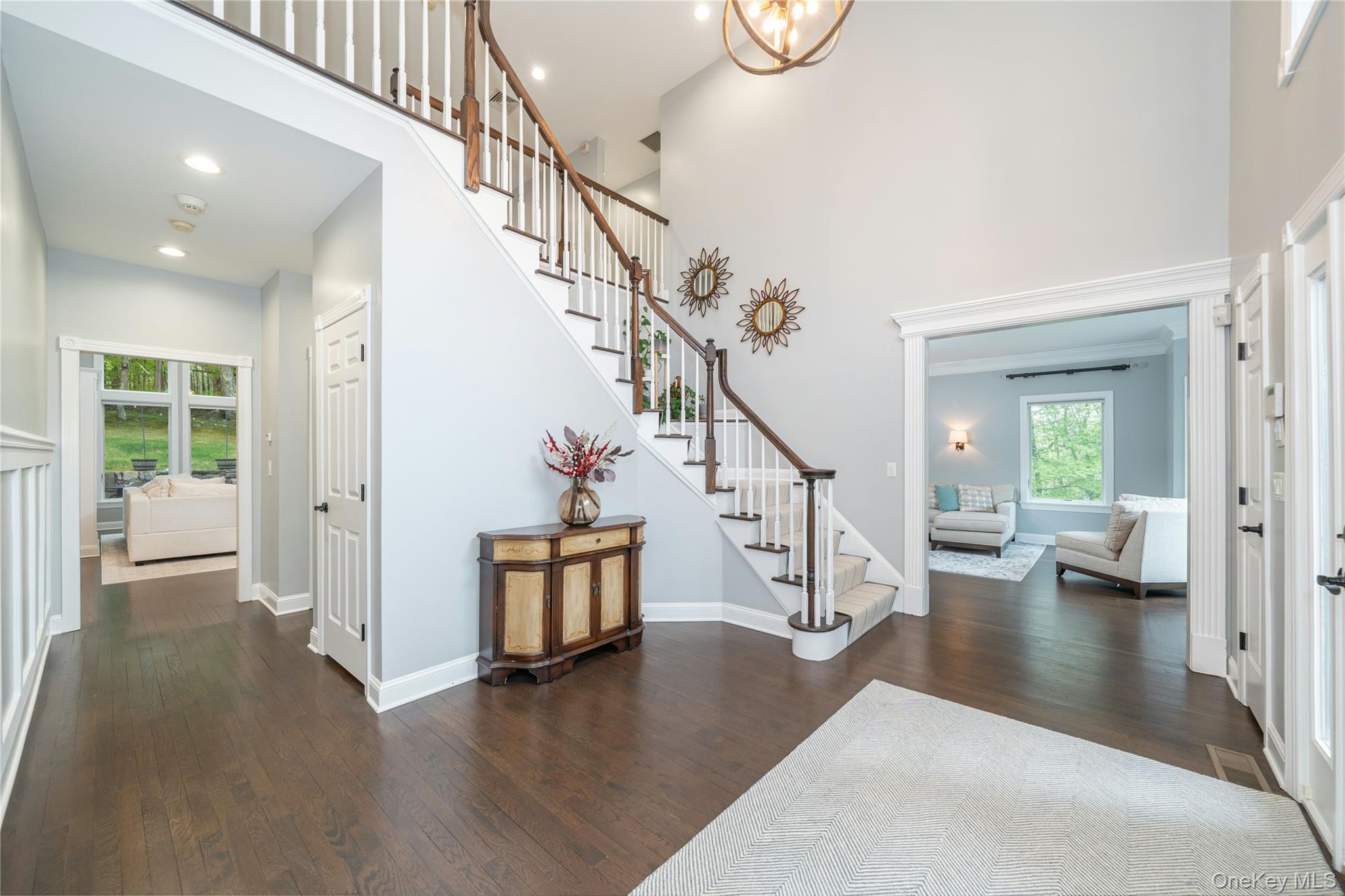 630 Chappaqua Road Briarcliff Manor, NY 10510 - Photo 25 of 41 Dramatic double-height foyer and elegant staircase leading to the home’s spacious upper-level bedroom suites and private living spaces