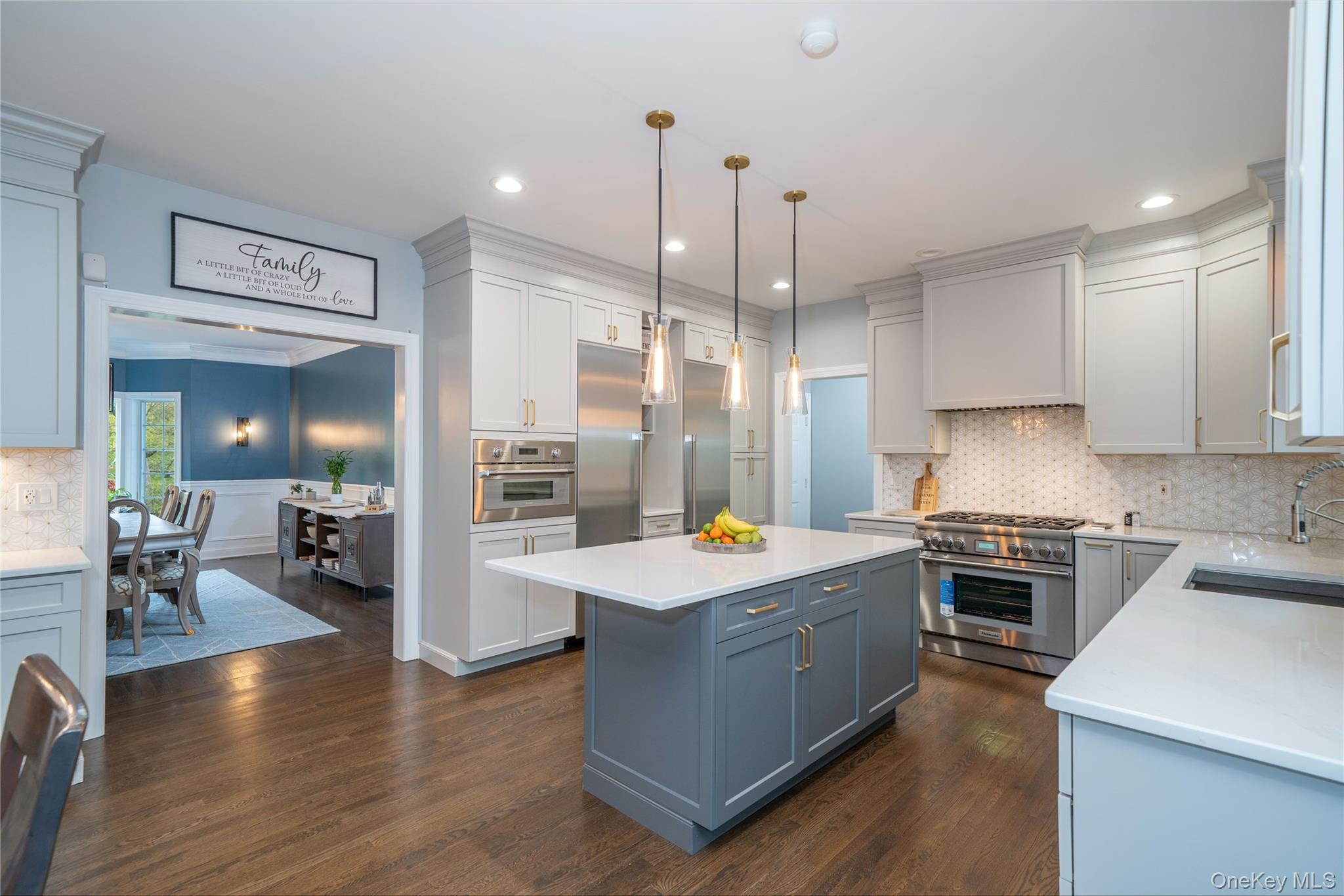 630 Chappaqua Road Briarcliff Manor, NY 10510 - Photo 7 of 41 Thoughtfully designed kitchen with seamless flow to the formal dining room, ideal for entertaining