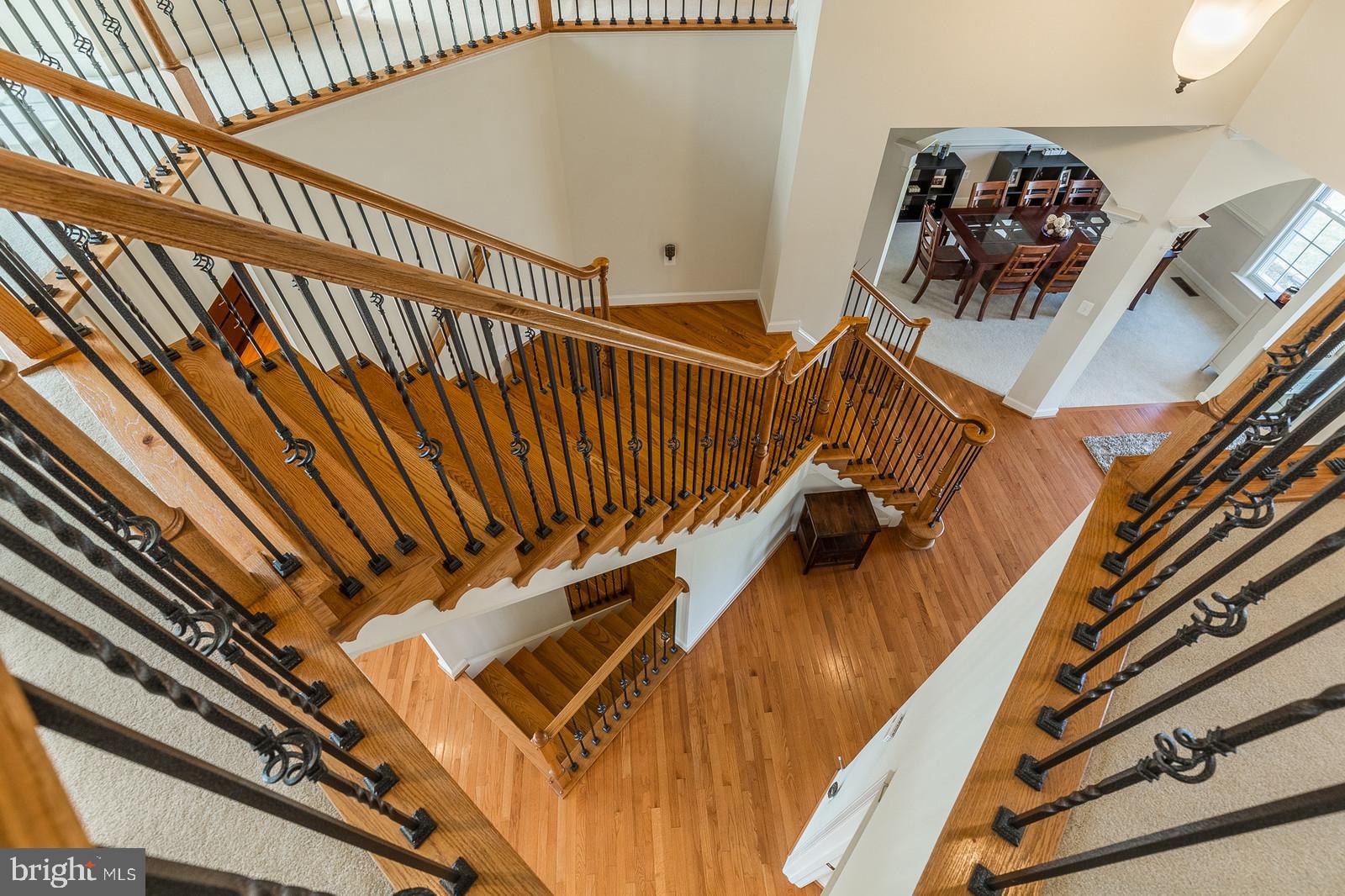 18487 Kerill Road Triangle, VA 22172 - Photo 18 of 45 Foyer and staircase view from upper level