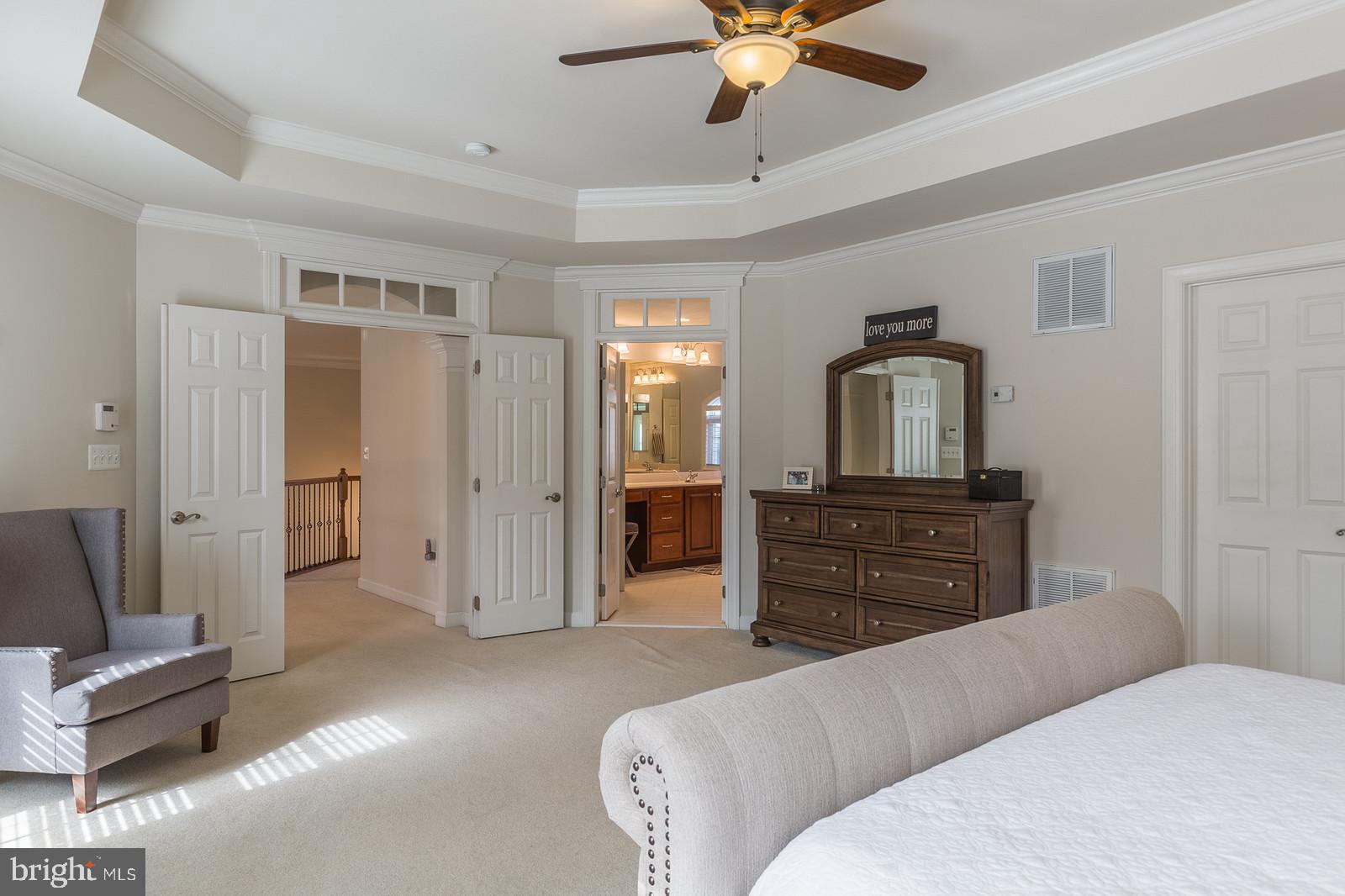 18487 Kerill Road Triangle, VA 22172 - Photo 21 of 45 Extra high tray ceilings in master suite