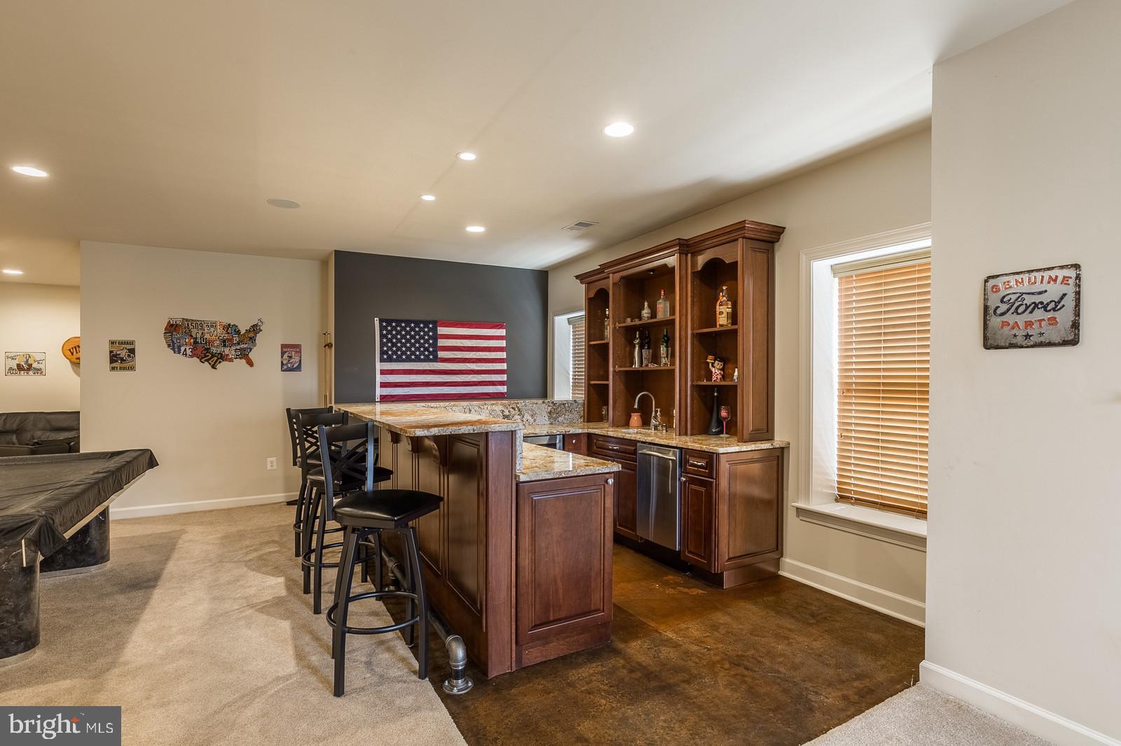 18487 Kerill Road Triangle, VA 22172 - Photo 35 of 45 Massive wet bar complete with dish washer