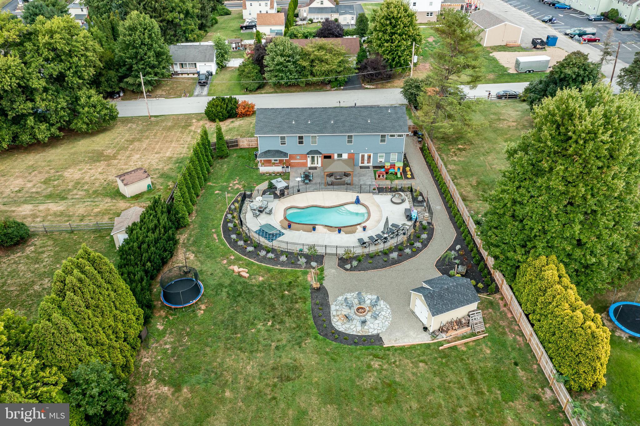 744 Ash Road Trappe, PA 19426 - Photo 54 of 63 Rear Aerial View