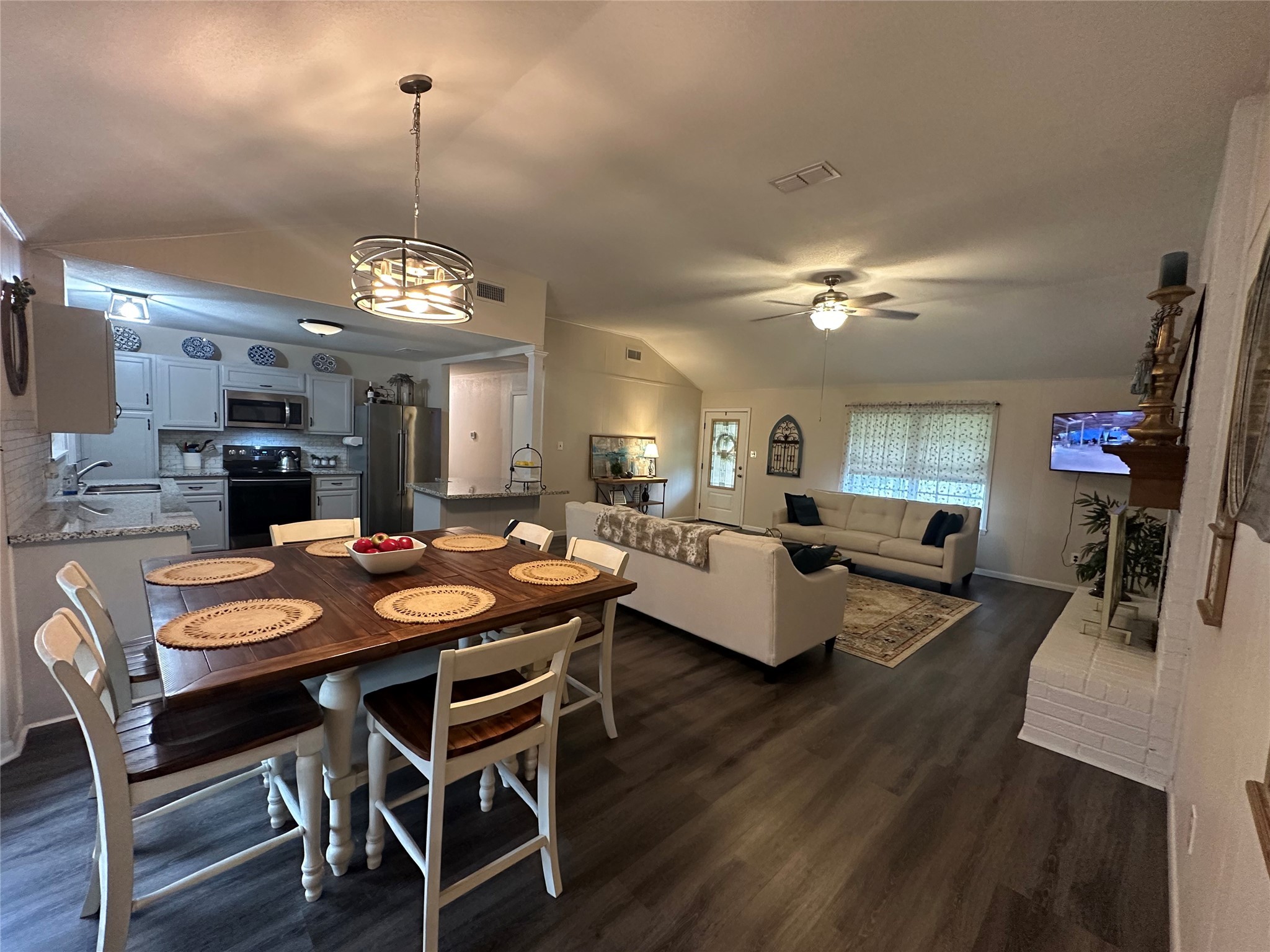 510 Ray Street Buffalo, TX 75831 - Photo 18 of 43 a view of a dining room with furniture and wooden floor