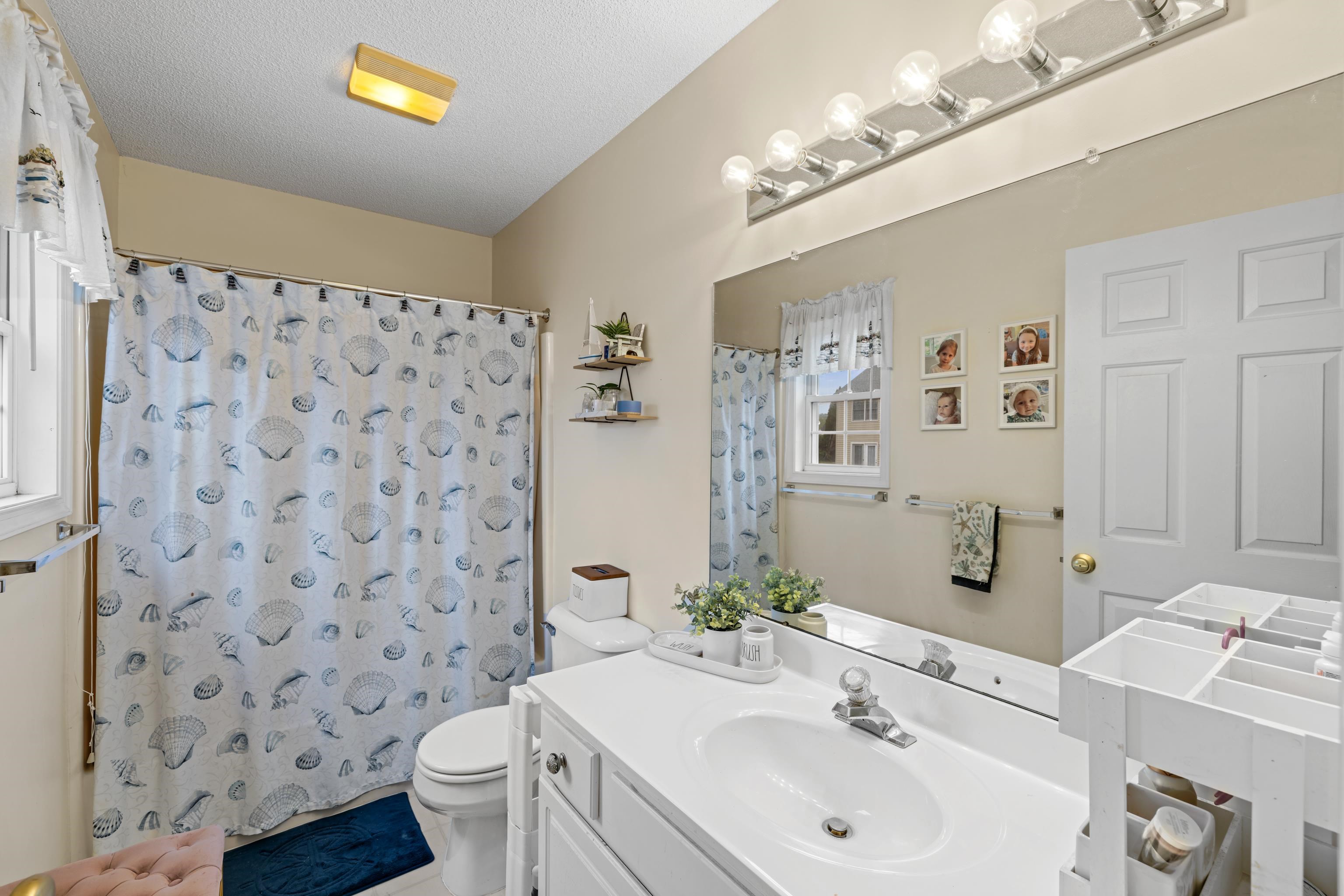 48 Meadow Ridge Road Waynesboro, VA 22980 - Photo 36 of 71 a bathroom with a sink a toilet and shower curtain