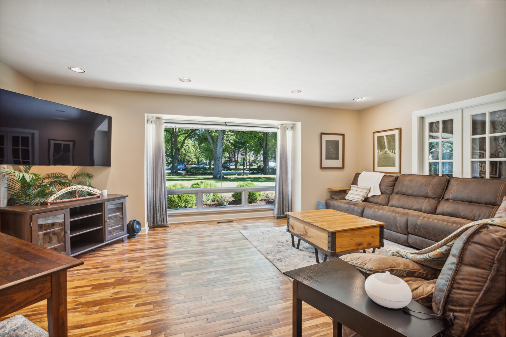 234 Valley Road Trout Valley, IL 60013 - Photo 12 of 29 a living room with furniture and a large window