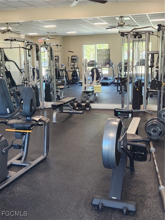 5710 Trailwinds Drive, Unit 525 Fort Myers, FL 33907 - Photo 33 of 37 a room with gym equipment