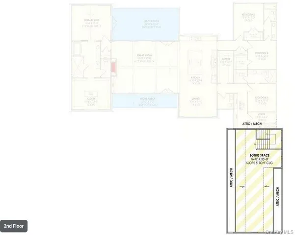 a view of a yard covered with snow