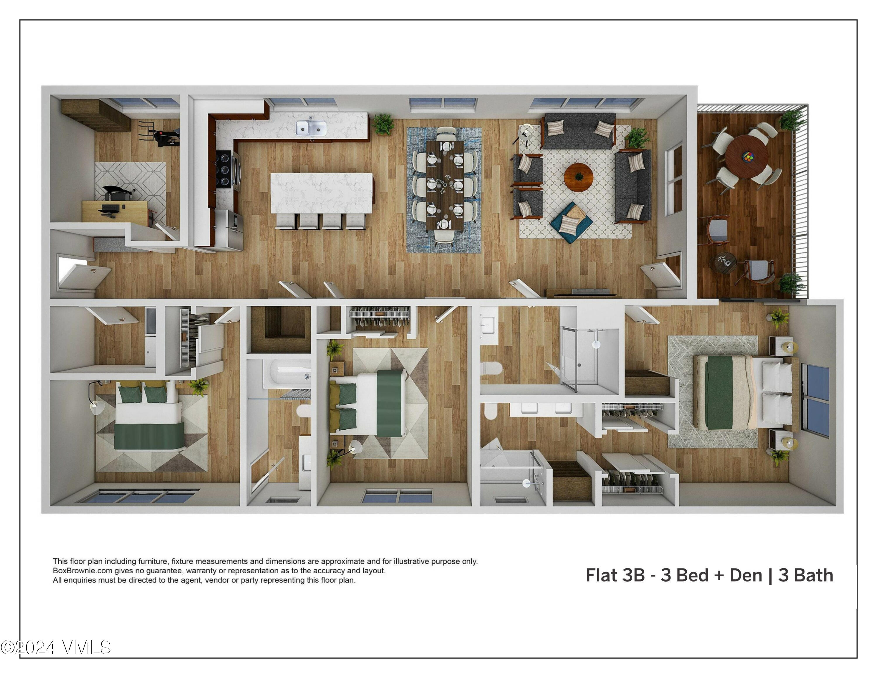 36 Abby Road, Unit 3B Minturn, CO 81645 - Photo 6 of 6 Floor Plan 3B