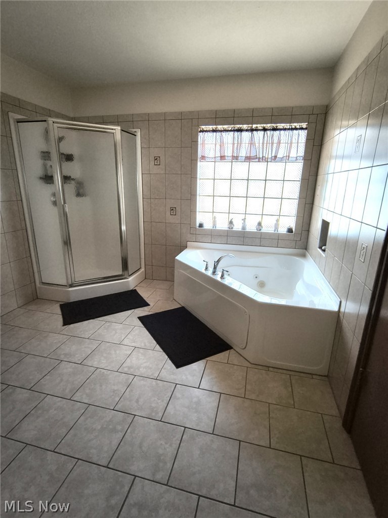 10174 Veto Road Belpre, OH 45714 - Photo 27 of 45 Primary bath with jetted tun and walk in shower.