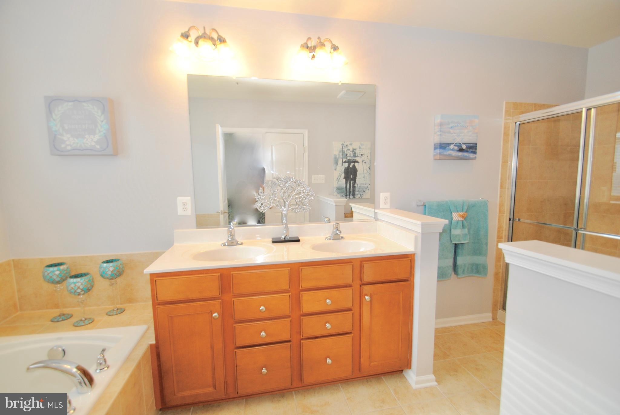 2707 Amber Crest Road Hanover, MD 21076 - Photo 14 of 30 a bathroom with a double vanity sink mirror and double