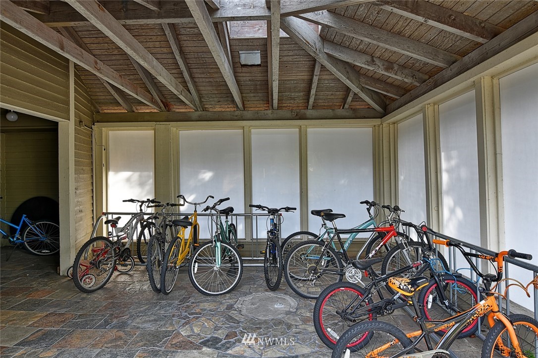 20330 Bothell Everett Highway, Unit C204 Bothell, WA 98012 - Photo 18 of 24 a view of bike storage with bicycles