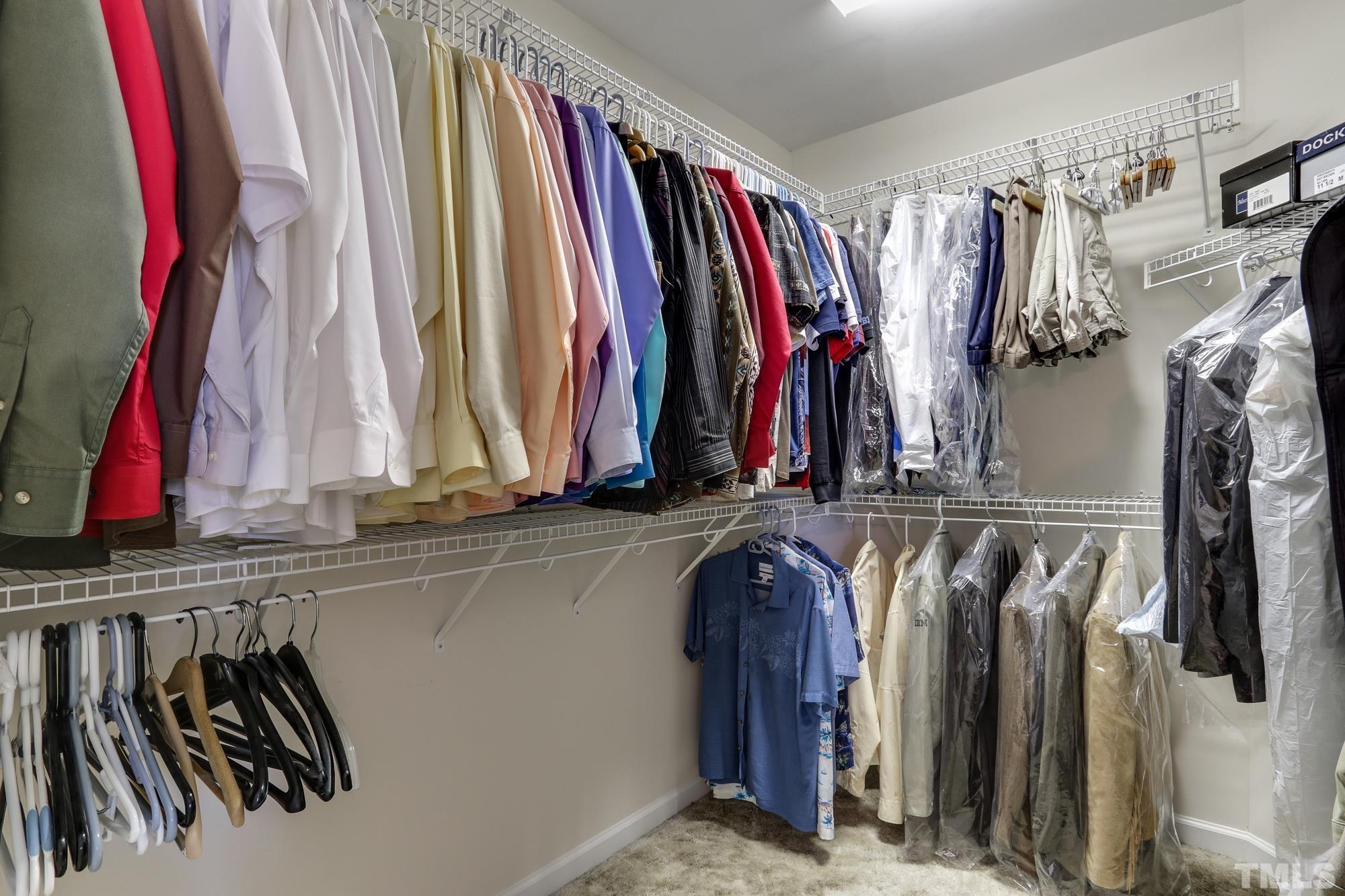 100 Mickleson Ridge Drive Raleigh, NC 27603 - Photo 26 of 59 a view of a walk in closet