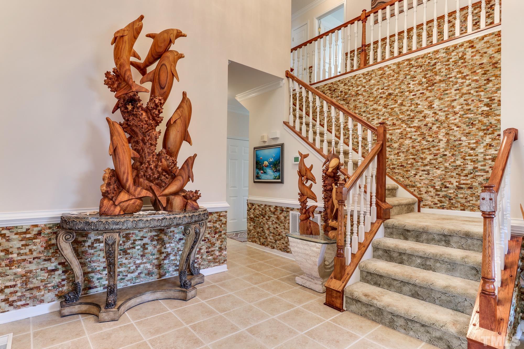100 Mickleson Ridge Drive Raleigh, NC 27603 - Photo 5 of 59 a view of entryway with a front door
