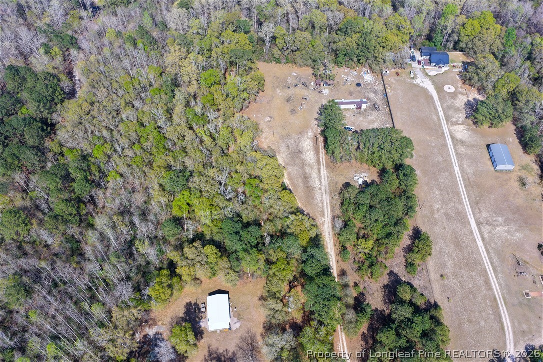 93 Gods Road Orrum, NC 28369 - Photo 4 of 5 an aerial view of a house with a yard