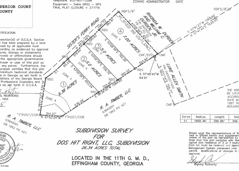 0 Sister's Ferry Road Clyo, GA 31303 - Photo 2 of 2 Lot 1