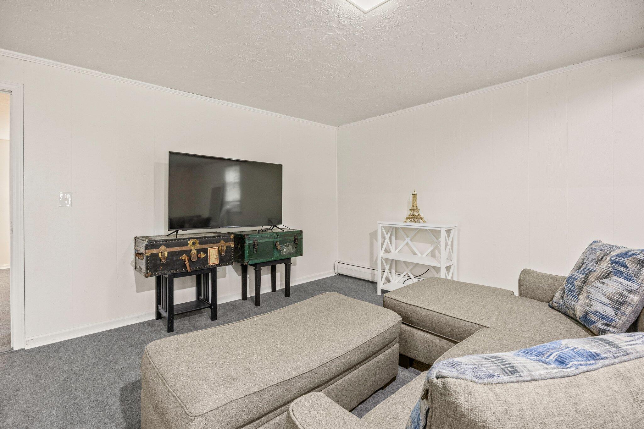 28 Brook Street Plympton, MA 02367 - Photo 42 of 57 a living room with furniture and a flat screen tv