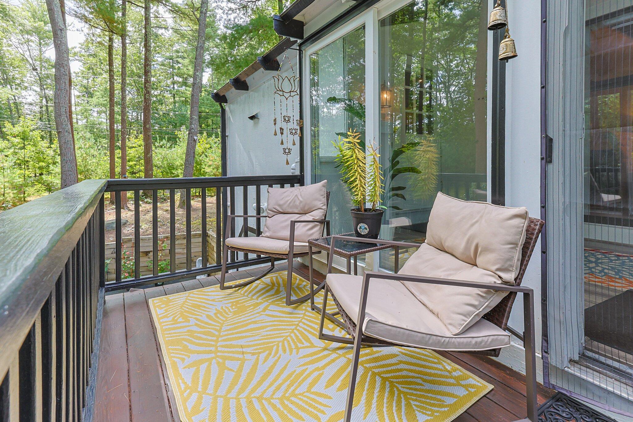 28 Brook Street Plympton, MA 02367 - Photo 10 of 57 a view of balcony with furniture