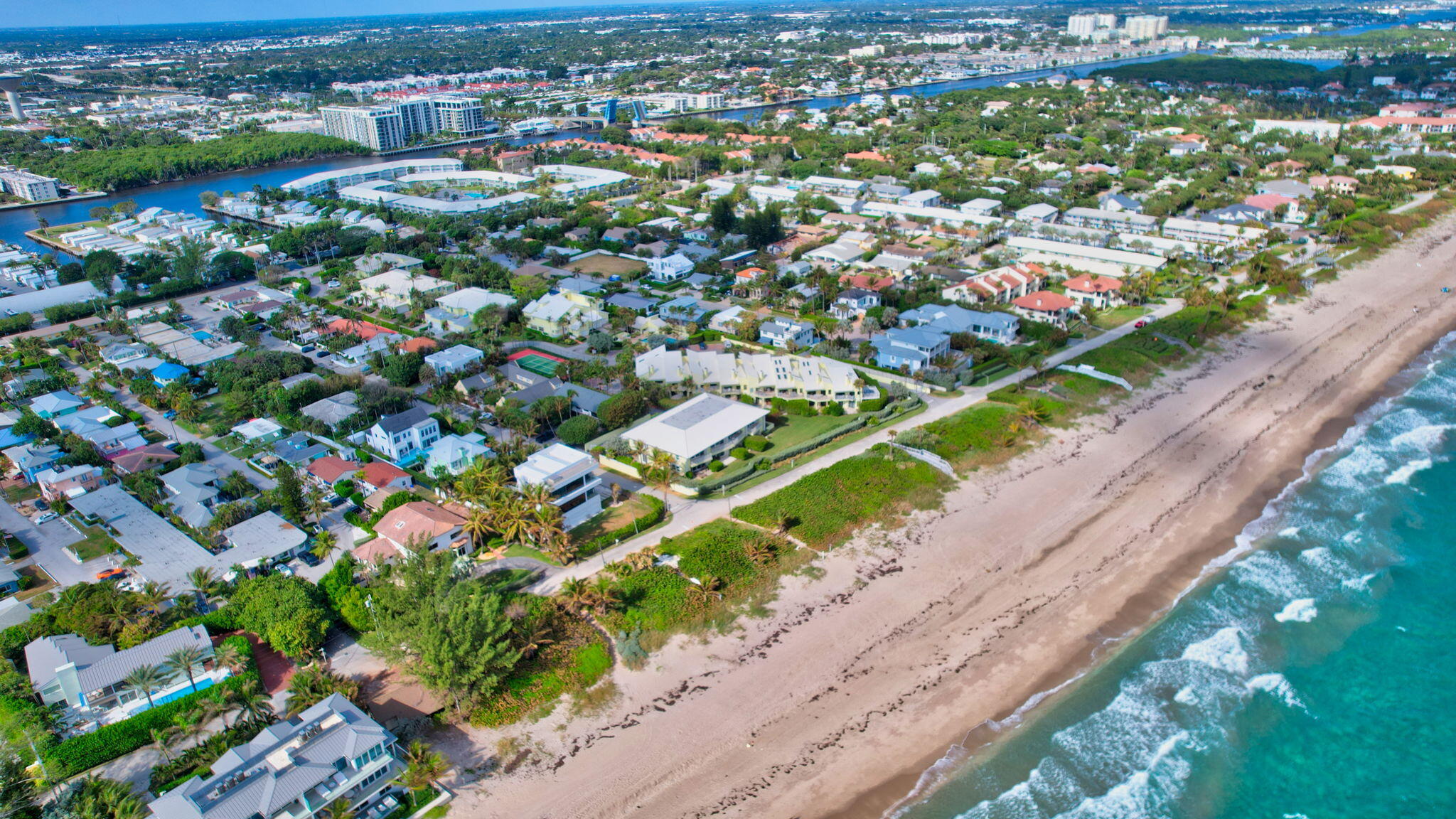 5015 Old Ocean Boulevard Ocean Ridge, FL 33435 - Photo 23 of 45 an aerial view of city