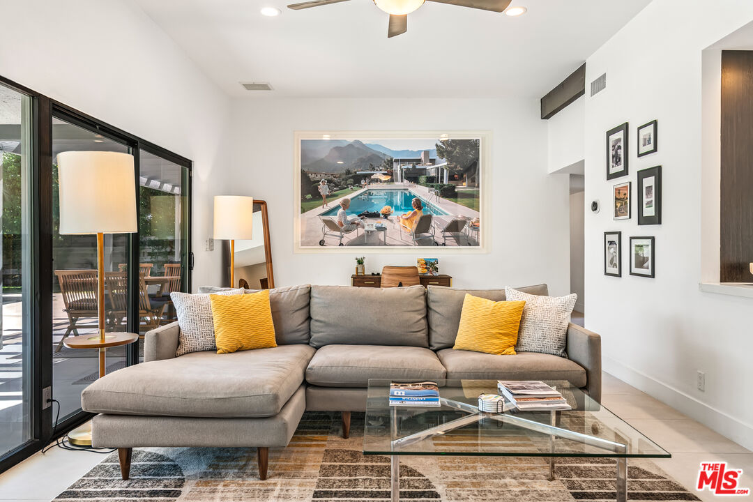 544 North Tercero Circle Palm Springs, CA 92262 - Photo 15 of 75 a living room with furniture and a couch