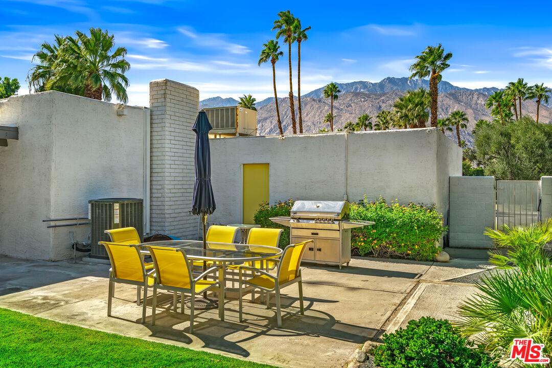 544 North Tercero Circle Palm Springs, CA 92262 - Photo 53 of 75 a view of an outdoor sitting area with furniture