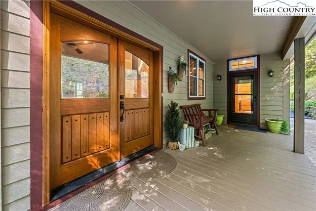a view of outdoor space with porch