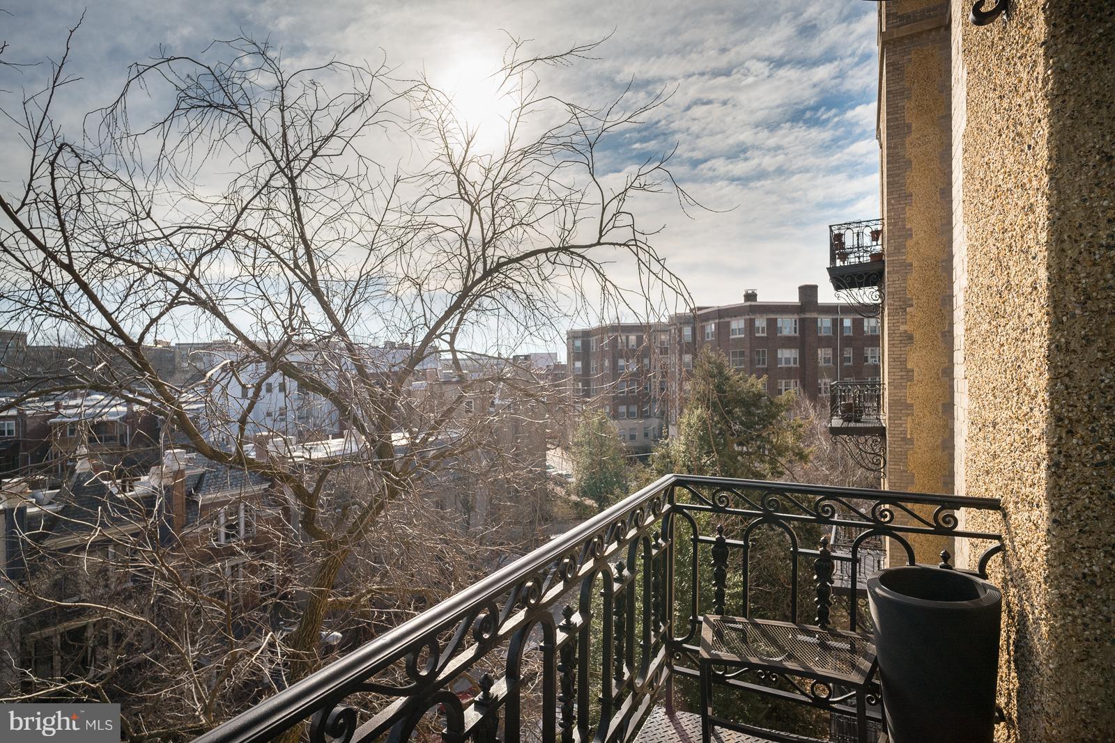 2853 Ontario Road Northwest, Unit 421 Washington, DC 20009 - Photo 8 of 35 a view of a balcony with an outdoor space
