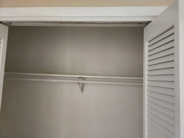 a view of a closet