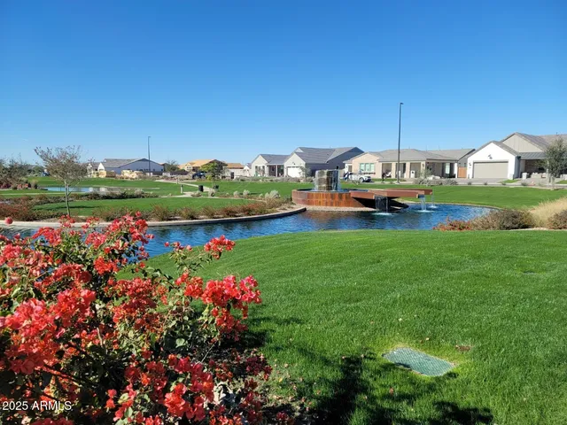 a view of swimming pool and lake view