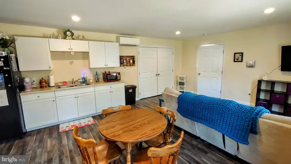 a view of a backyard with plants