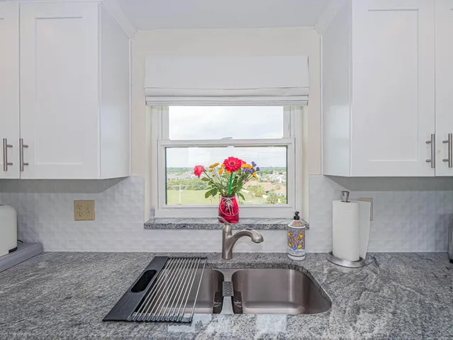 a view of balcony with workspace