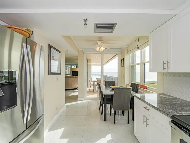 a view of city from a balcony